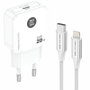 Tech One Tech TEC2222 Cargador de Pared 20W USB-C a Lightning Blanco
